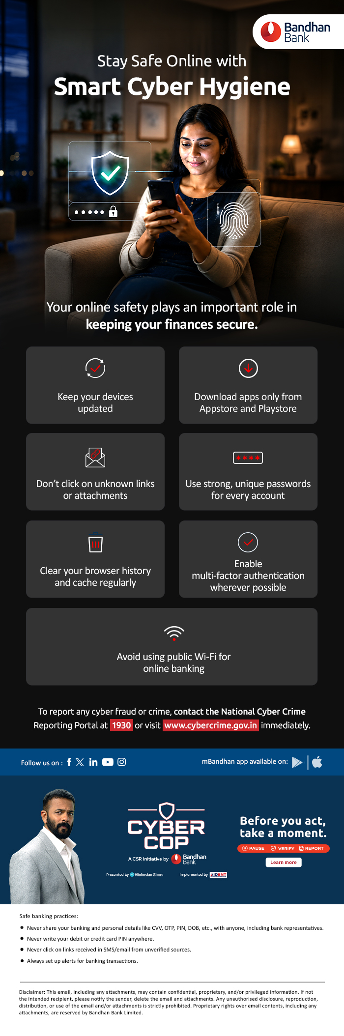 Stay safe online
