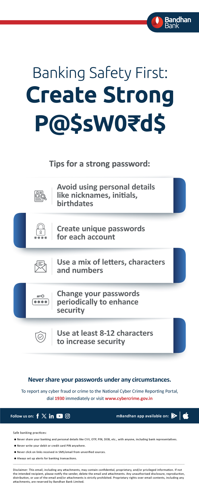 Always create strong P@$sW0₹d$